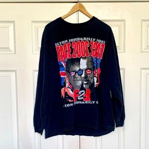 Billy Joel and Elton John Concert T-shirt 2002